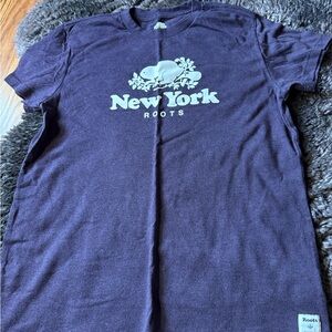 Roots Kids Tee in Deep Purple